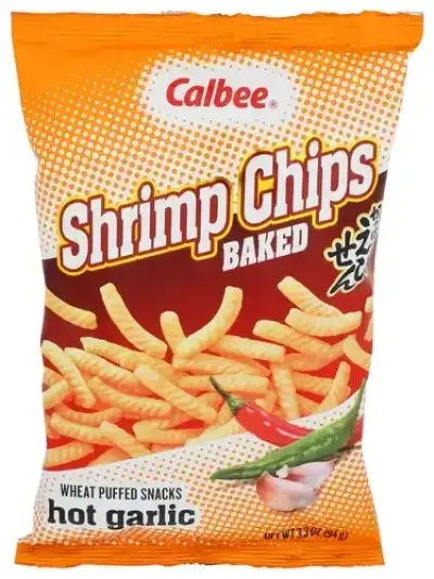 Calbee Chip Shrimp Hot Garlic