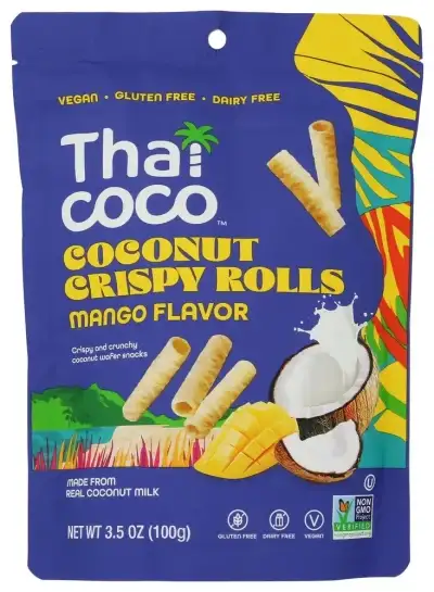 Thai Coco Rolls Crispy Thai Mango