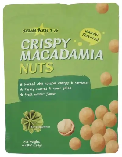 Snacknova Nuts Macadamia Wasabi