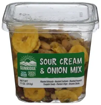 Sunridge Farm Eb Snack Mix Sr Cream Onion
