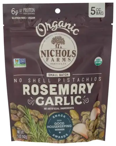 Nichols Pistachio Eb Pistachios Rse Garlic Ns Organic