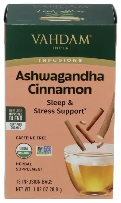 Vahdam Teas Ashwagandha Cinnamonamon Tea