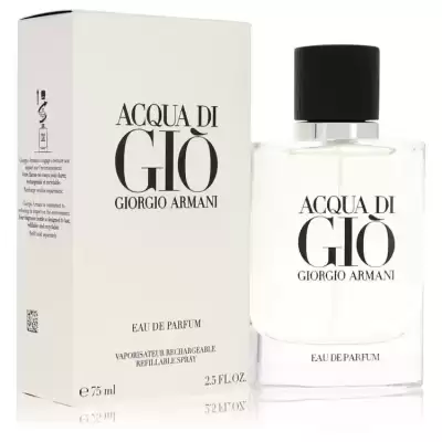 Acqua Di Gio by Giorgio Armani Eau De Parfum Refillable Spray 2.5 oz