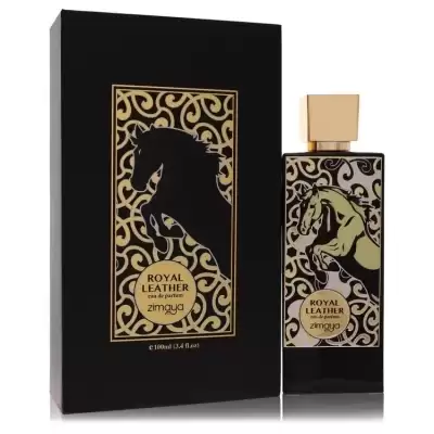 Afnan Zimaya Royal Leather by Afnan Eau De Parfum Spray (Unisex) 3.4 oz