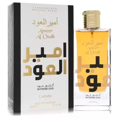 Ameer Al Oudh Intense Oud by Lattafa Eau De Parfum Spray (Unisex) 3.4 oz