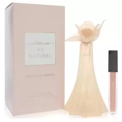 Christian Siriano Au Naturel by Christian Siriano Eau De Parfum Spray + 0.21 oz Nude Lip Gloss 3.4 o
