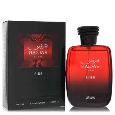 Hawas Fire by Rasasi Eau De Parfum Spray 3.3 oz