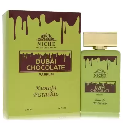 Khalis Niche Dubai Chocolate Kunafa Pistachio by Khalis Parfum Spray 3.4 oz