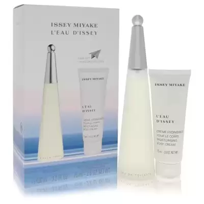 L'EAU D'ISSEY (issey Miyake) by Issey Miyake Gift Set -- 3.3 oz Eau DeToilette Spray + 2.6 oz Body C