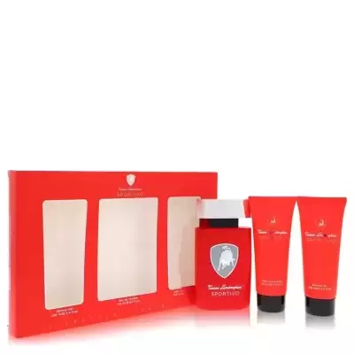 Lamborghini Sportivo by Tonino Lamborghini Gift Set -- 4.2 oz Eau De Toilette Spray + 3.4 oz Shower 
