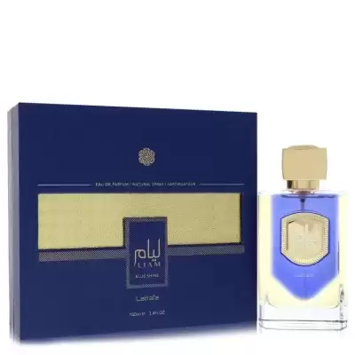Lattafa Liam Blue Shine by Lattafa Eau De Parfum Spray (Unisex) 3.4 oz