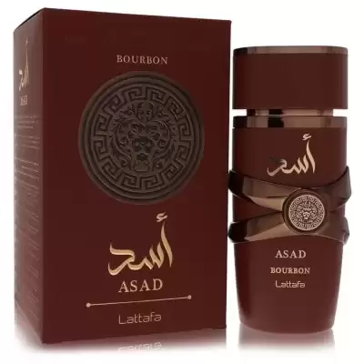 Lattafa Asad Bourbon by Lattafa Eau De Parfum Spray 3.4 oz