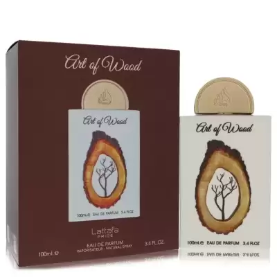 Lattafa Pride Art of Wood by Lattafa Eau De Parfum Spray (Unisex) 3.4 oz