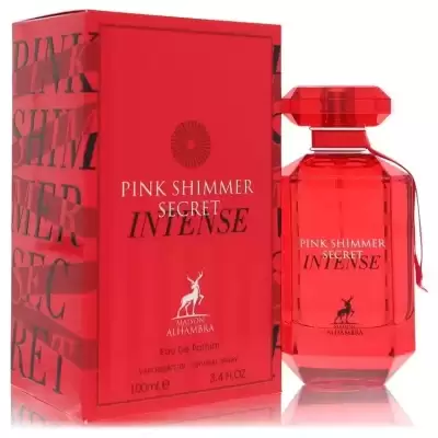 Maison Alhambra Pink Shimmer Secret Intense by Maison Alhambra Eau De Parfum Spray 3.4 oz