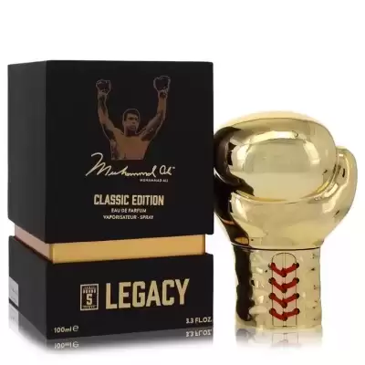 Muhammad Ali Legacy Round 5 by Muhammad Ali Eau De Parfum Spray (Classic Edition) 3.3 oz