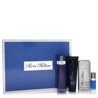 Paris Hilton by Paris Hilton Gift Set -- 3.4 oz  Eau De Toilette Spray + 3 oz Body Wash + 2.75 oz De