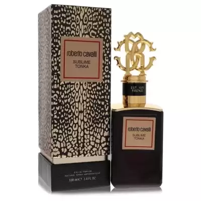 Roberto Cavalli Gold Sublime Tonka by Roberto Cavalli Eau De Parfum Spray (Unisex) 3.4 oz