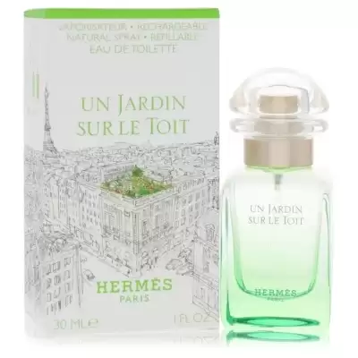Un Jardin Sur Le Toit by Hermes Eau De Toilette Spray 1.0 oz