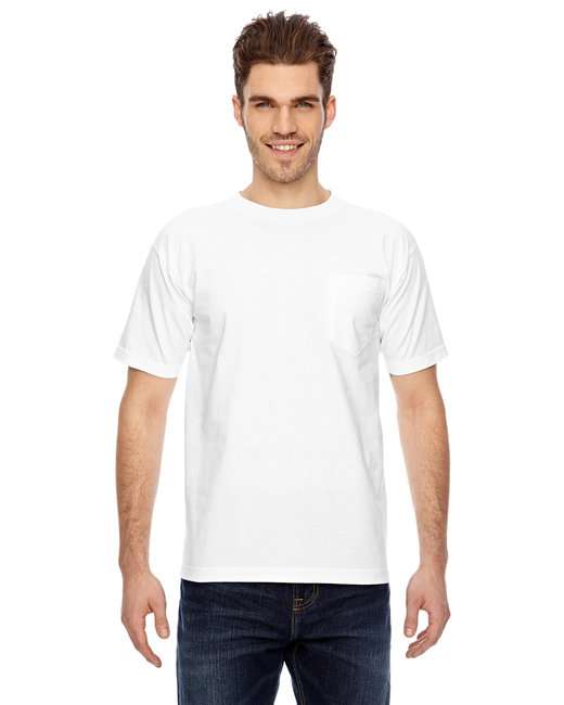 Bayside Adult 6.1 oz. 100% Cotton Pocket T-Shirt - BA7100