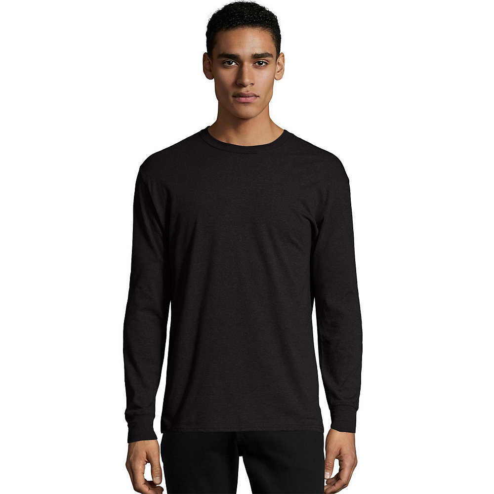 Hanes X-Temp Mens Long-Sleeve T-Shirt in Bulk Price