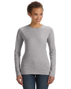 Anvil Ladies' Lightweight Fitted Long-Sleeve T-Shirt - 374L
