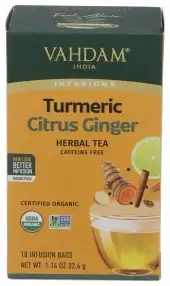 Vahdam Teas Citrus Ginger Turmeric Tea