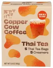Copper Cow Coffee Latte Thai Tea