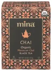 Mina Black Moroccn Chai Organic Tea