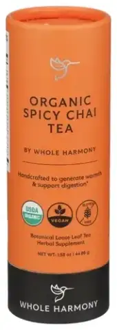 Whole Harmony  Spicy Chai Organic Tea