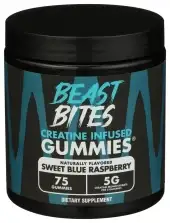 Beast Bites Creatine Gummy Blue Rasp