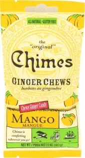Chimes Ginger Chews Mango Bag