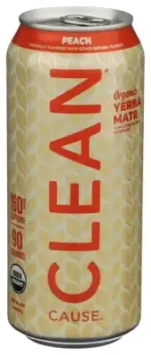 Clean Cause Tea Yerba Mate Peach