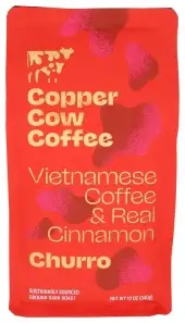 Copper Cow Coffee Ground Churro Coffee