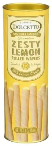Dolcetto Wafer Roll Lemon