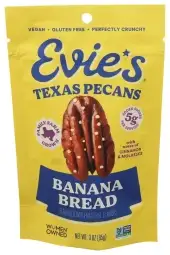 Evies Snacks Pecans Rstd Banana Bread