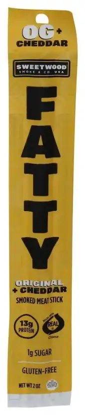 Fatty Meat Stick Cheddar