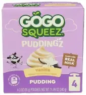 Gogo Squeez Pudding Vanilla