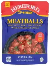 Hereford Meatballs Pouched