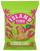 Its Island Time Snacking Chips Cassava Lime