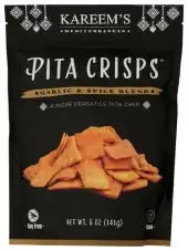 Kareems Mediterranean Crisps Pita Garlic Spice