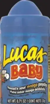 Lucas Candy Polvos Mango 10Pc