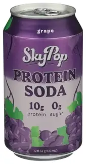 Skypop Protein Soda Soda Protein Grape