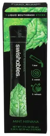 Swishables Mouthwash 5Pc Mint