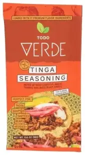 Todo Verde Seasoning Tinga Taco
