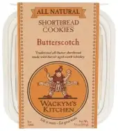 Wackyms Kitchen Cookies Btrsctch Shrtbrd