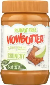 Wowbutter Peanut Free 100% Crnchy