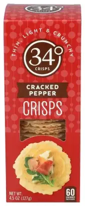 34 Degrees Crispbread Cracked Pepper