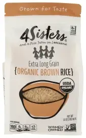 4Sisters Rice Brown Long Grain Org