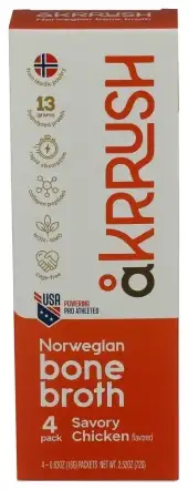 Akrrush Broth Bone Inst Chicken 4Pc
