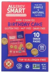 Allergy Smart Cookie Mini Brthday Cake